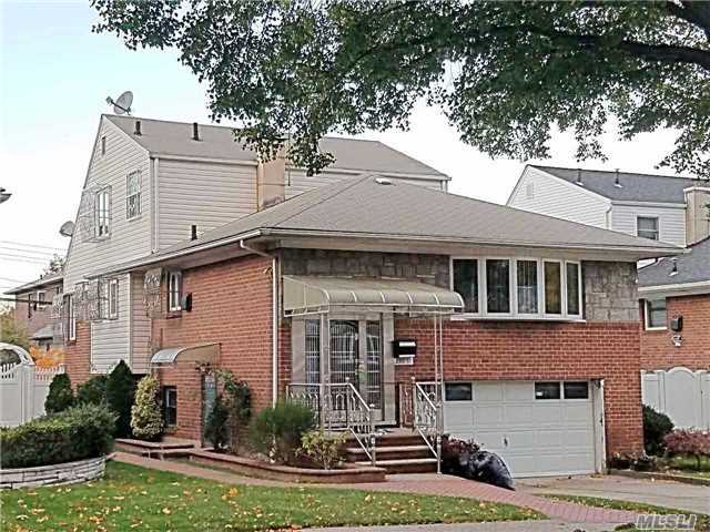 Split Level High Ranch Detached Single Family House Located At Oakland Gardens, The Best Community And Best School District Of Queens, 26 School District, P.S. 203, M.S. 158, Benjamin N Cardozo High School, R3X Zoning, Can Be Developer To High Quality Detached 2 Family House. Facing South, 1.5 Stories Plus Walk-In Basement, Approx 2625 Living Sqft And 4700 Lot Sqft.