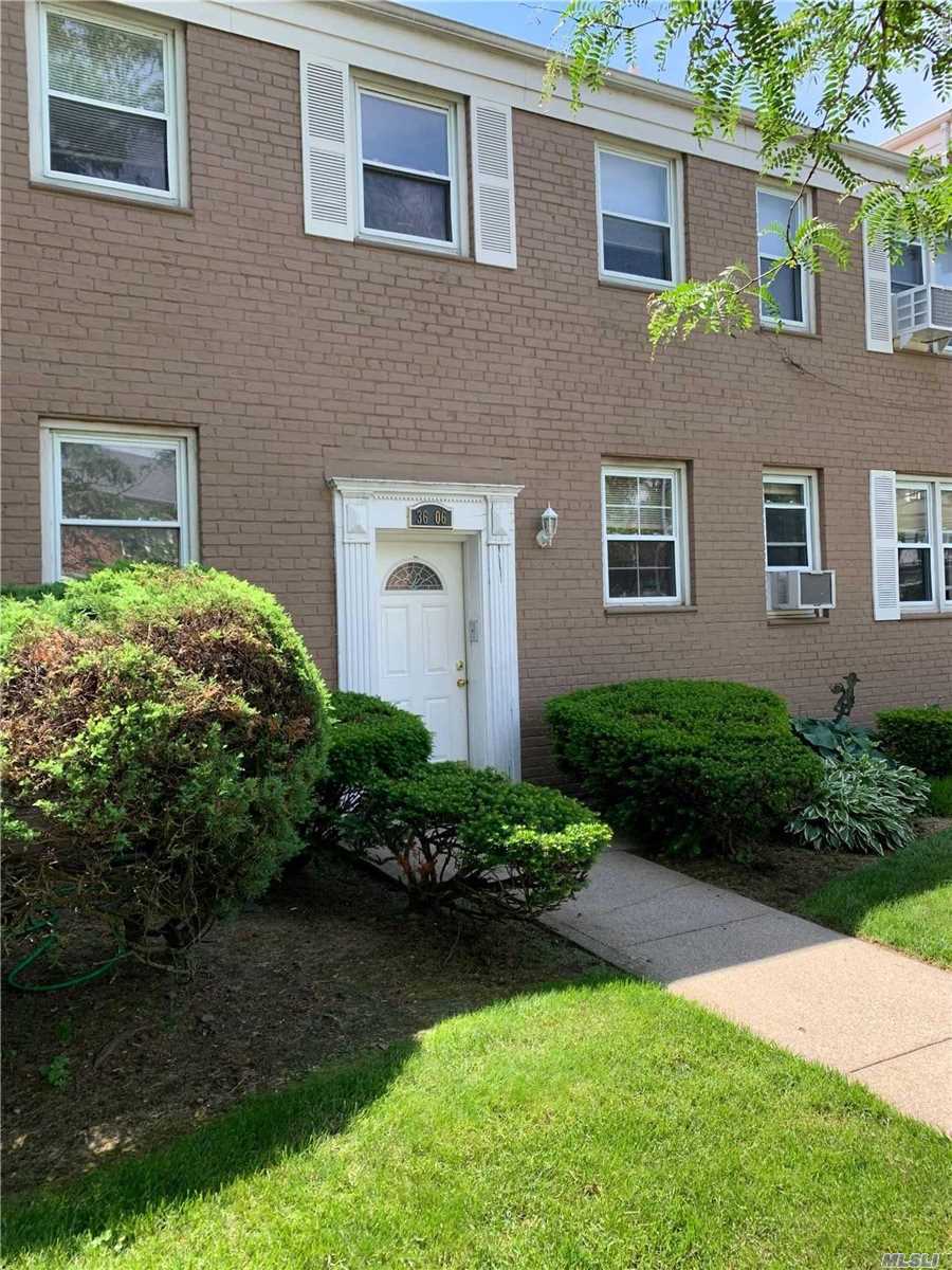 Lowest maintenance fee in the area! Commuter&rsquo;s dream. 2 Blocks away from LIRR (25 mins to NYC). Mins to Q13, Q31 and express bus to Midtown, Manhattan. 1 block off Bell Blvd on a quiet, tree-lined residential street. Unit has been fully renovated and is move in condition. Laundry/Dryer on the premise. Heat and waster are included. Close to all. A must see!!!