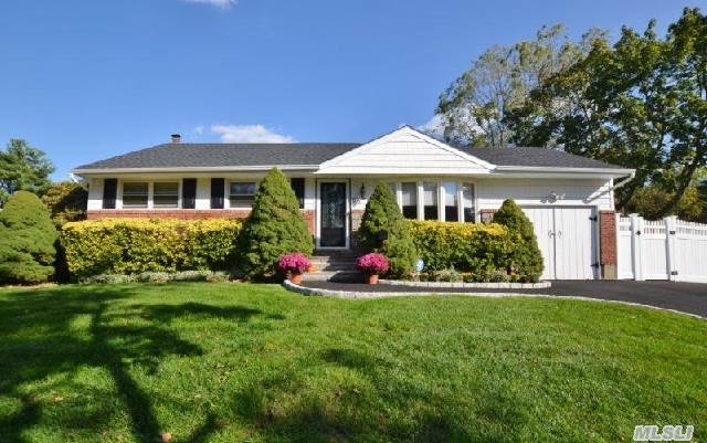 Newly Renovated Eileen Gardens Ranch W/ Hardwood Floors Throughout.  Kitchen W/ Granite Countertops & Stainless Steel Appliances.  2 Full Baths W/ Skylight & Jacuzzi.  Den/Office W/ Fireplace,  Master Bedroom W/ 3 Closets (Including Walk-In),  Fully Finished Basement,  New Boiler,  Cac,  Igs,  Alarm,  New Siding & Roof.