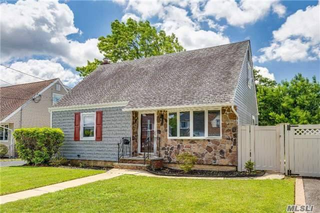 Lovely Cape Situated Mid-Block,  4 Bedrooms, 1 Bath, 100 Amp Updated Panel, Eik W/ Oak Cabinets, Partial Finished Basement W/ Ose, Newer Boiler And Water Tank,  Well Maintained Yard, Close To Shopping,
