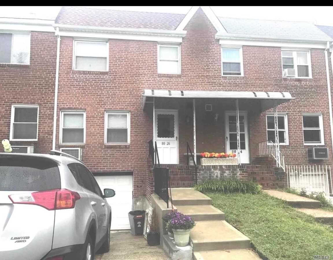 Updated all brick attached colonial, 3 bedroom, 1.5 bath, eat , in kitchen, formal dining room, sun room, full finished basement, attached garage , beautiful oversized back yard