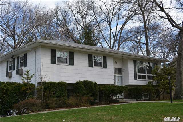 Perfect North Syosset Location! Updated Eik With Stainless Appliances,  Updated Baths,  Newly Renovated Den,  Dining Room With Slider To Deck,  House Newly Painted! Two Car Garage,  Great Location! Village Elementary