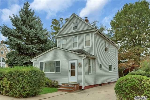 Overlooking The Park On A 40X126 Lot, This Village Colonial Is Loaded With Charm. Upgrades Include New Roof, Siding, Appliances, Gas Heat. Large Kitchen Opens To Dining Room With Door To Cozy Patio. Three Bedrooms Plus Attic Loft, Low Taxes, Close To Town, School And Long Island Rr