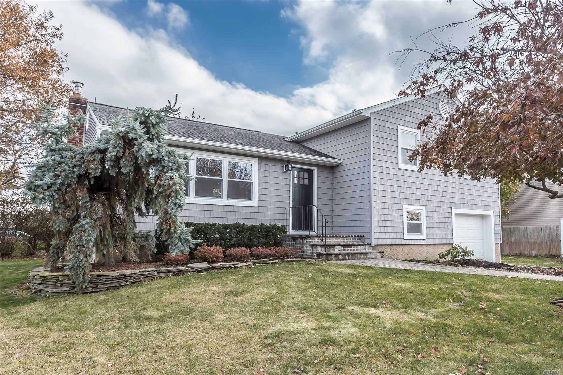 All new diamond++ 3 bedroom split featuring new windows, siding, roof, new baths, new kitchen with stainless steel appliances, all new wiring and plumbing throughout, 65 LED Hi hats, gleaming hardwood floors, award winning SD#21. Call to see this home today!