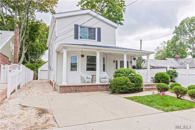 Beautiful Updated Colonial Minutes Away From Lirr, Shopping & Dining...Perfect For Commuters. Offers 7 Rooms Living Room, Open Dining Room / Eat-In-Kitchen With Island, Den W/Sliders, Laundry Room / Full Bath All On The First Floor. Second Floor Mbr W/Full Bath Wic, 2 Bedrooms And Full Bath, Plus Attic.