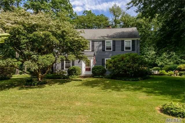 First Time On Market, Original Owner. Exquisite Park Like Setting With Mature Trees And Gardens On Shy Of 2 1/2 Flat Acres.Beautiful Natural Woods Afford Great Privacy. End Of A Cul De Sac On A Small Country Lane. Jericho Schools. Easy Access To Major Roads And Train Stations.