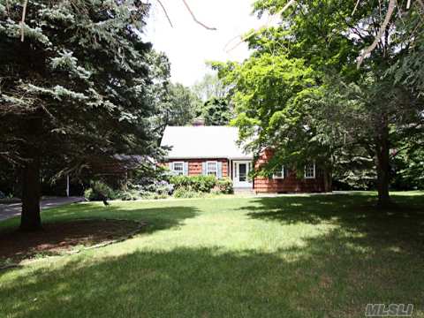 Stunning And Spacious Farm Ranch Perfectly Situated On Beautifully Landscaped 2.15 Acres. Huge Bedrooms Upstairs And Oversized Closets Galore! Breezeway To Oversized 2 Car Garage. Private Road, Tremendous Basement And 12 Zone Sprinkler System. Private Country Living In Prestigious Oyster Bay Cove!