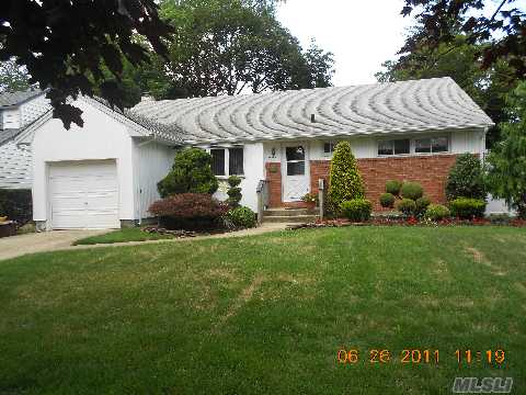 Charming Ranch! New Kitchen W/New Appliances & Ceramic Tile Floor, 3 Brs, 2 Updated Baths, Newly Refinished Hrdwd Oak Floors Thruout, Large Fin Bsmt W/Side Door Access, 5 Yr Young Roof & Vinyl Siding, All Replacement Windows, New Boiler, Upgraded Electric, In-Ground Sprinklers, 1 Car Garage, Parklike Property. Shed Is A Gift! Taxes Do Not Reflect Star Exemp Of $1324.43