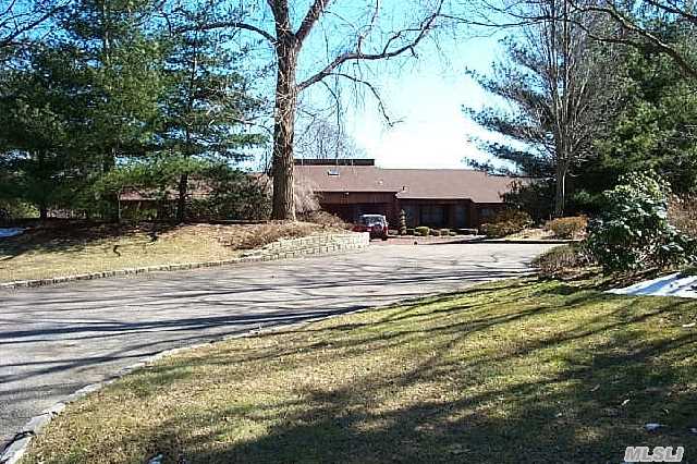 Fabulous Opportunity To Live In Old Westbury On 2+ Acres. Sprawling Contemporary Ranch With Four Bedrooms & Open Floor Plan.  Acclaimed Jericho School District. Update Your Way Or Rebuild. Huge Unfinished Basement. Great For Professional Or Artist Who Works From Home . Easy Drive To New York City,  Brooklyn, Queens Or The Hamptons. Near Gold Coast Golf Courses,  Shopping.