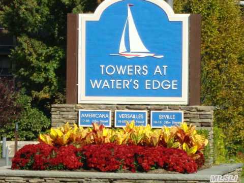 One Bedroom, One Bath With Stunning Unobstructed Water Views. Amenities Include 24 Hour Doorman, Resort Style Pool, Gym/Health Spa, Tennis Award Winning Landscaped Grounds, Shopping Arcade, 30 Minutes To Manhattan Via Lirr, Express Bus Service. Short Walk To Renown Bay Terrace Shopping Center