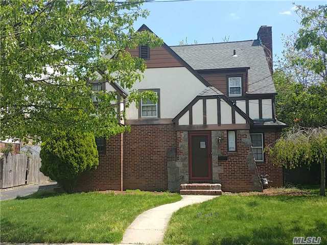 Opportunity Is Knocking!!! This 1 Family Detached, Tudor Features A Full Basement, Living Room With A Fireplace, Dining Room, Kitchen, Family Room, Half Bath On The First Floor, 3 Bedrooms, Full Bath And An Attic. Property Also Has A Private Driveway With A 2 Car Garage.