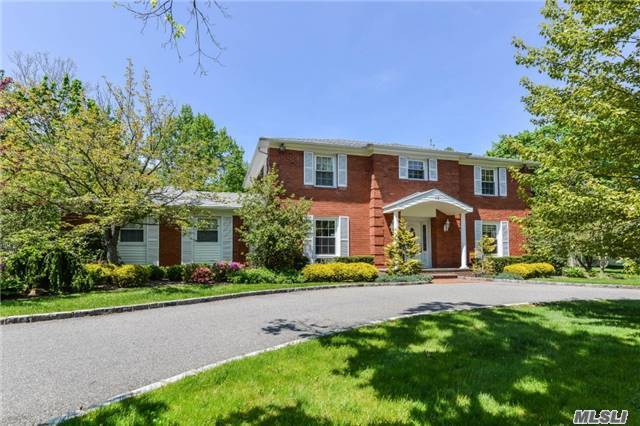 New To Market! Beautifully Updated & Lovingly Maintained Ch Colonial On One Of North Syosset's Most Desirable Streets. Set On Beautiful Parklike Acre With Room For Pool & Tennis, Home Features Large Entertaining Rooms, Updated Granite Kitchen, Ss Appliances, 1st Floor Guest Suite, 4 Brs On One Level, New Roof, Updated Baths, Alarm, Sprinklers, Hw Flrs, Circ Driveway, Cac, .