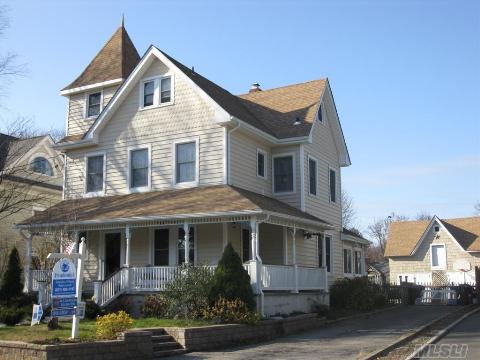 Immaculate 12 Room Victorian Built In The 1890'S Be Part Of History. In The Heart Of Northport Village. Freshly Painted, Updated Kitchen, Baths, Roof, Siding, Porch, Front Walk, Heating System & Windows. With Barn As Your Garage. Taxes $ 7,652.39 With Basic Star Of $753.04 Only $6,899.35 A Must See! 