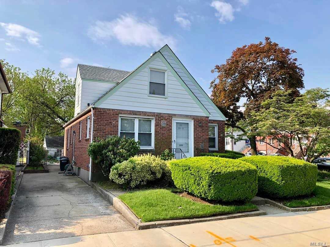 4 BR Brick Cape On Corner Lot, SD#26, Convenient To Shop & Public Transportation, Finished Basement, New Heater/Boiler, Recently Replaced Roof. The interior requires TLC