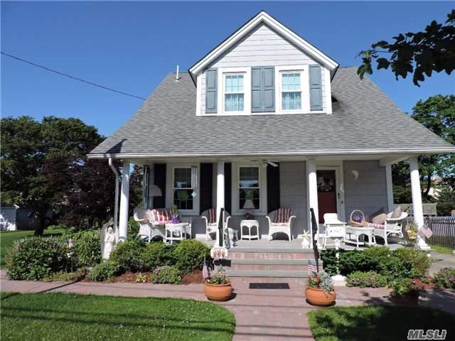 Beautifully Maintained Inside And Out! Gather On The Front Porch Or Relax In Front Of One Of Two Fireplaces. Many Updates Include Siding, Shutters & Custom Windows, Gas Boiler, Front Stoop & Pavers Around House. Has Had Only 2 Owners In The Last Century - You Can Be The 3rd! Schedule Your Appointment To See This Gem - It Won't Last!