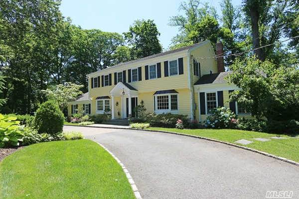 Stunning Diamond Condition Colonial Magically Set In The Heart Of Roslyn Estates. Huge Expansive Flr, Banquet Size Dr, Fam Rm W/Built-In/ Fpl, New Custom Kit W/Commercial Grade Appl, 5 Spacious Bedrms, 4.5 Bths, Office/Built Ins, Basement Is Newly Finished. Home Offers A Whole House Generator. All Of This & More On Half Lush Flat Acre With Bluestone Patio, Viking Bbq Pit
