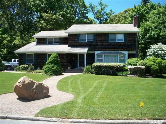 This Is A Must See. 3000 Sf 6 Bedroom Center Hall Colonial. Hardwood Floors Throughout, Large Livingroom W Fireplace. Newer Boiler, Cac Igs, Anderson And Marvin Windows, Retractable Awning Over Rear Deck. Ss Appliances, New Cesspools, Professionally Landscaped Property. Room For Mom Or Home Office. Don't Let This One Pass You By!!