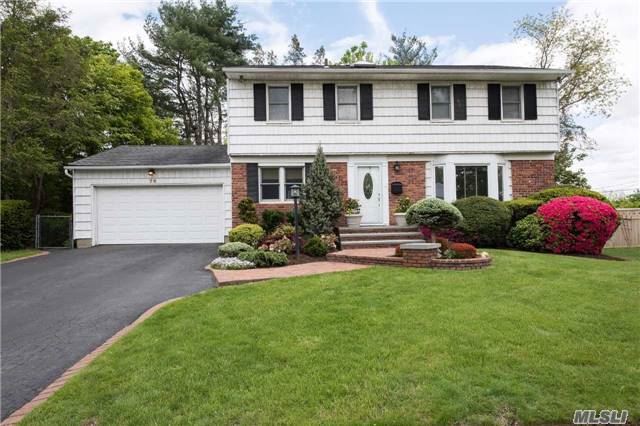 Syosset Schools (Robbins Lane Elem. & Southwoods Ms) Expected Tax Reduction Of $4, 000, 4 Bed, 2.5 Bath Colonial. Relax In Your Master Suite W/ Vaulted Ceiling & Private Bath. Eik W/ Gas Cooking.Hardwood Floors Throughout. Large Finished Basement With Separate Laundry Room, 2 Car Garage, 2 Attics For Storage, Private Deck And Back Yard, Igs, Alarm System