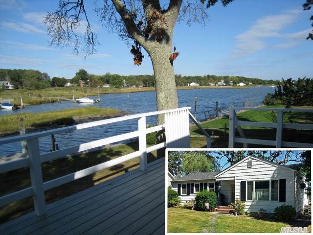 Experience The Best Of North Fork Waterfront Living W/ Scenic Views Over Corey Creek & Your Very Own Private Backyard Dock. Feel The Sand Between Your Toes In Your Private Community Beach. Tucked Away In Laughing Waters,  This Hidden Gem Is Minutes Away From Fishing In Shinnecock,  Lunch In Sag Harbor,  & Dinner In Greenport. X Zoned,  No Flood Insurance Necessary!