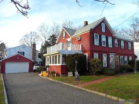 ***Opportunity Awaits To Own A Piece Of Vintage North Syosset Charm***  Gracious Colonial W/Dentil Mouldings & Beautiful Enclosed Porch, Built In 1831 W/Fenced Backyard Sits On Corner Of Private Cul-De-Sac W/Property Of 115 X 100.  Located In Prestigious, Sought-After 'North Of Village Neighborhood'! This Unique 1831 True Colonial Home Boasts An Updated Kit, Baths & More.