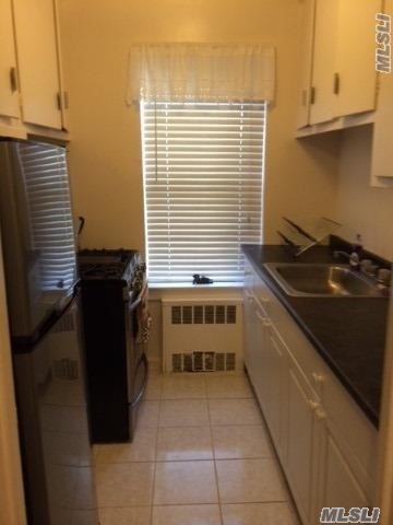 Move In Ready Studio With With A Front Street View, Hard Wood Floors, Windowed Kitchen And Bathroom. On Beautiful Building The Betsy Ross. Easy Street Parking And Short Walk To The E & F Train Station.