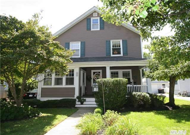 Charming Spacious Renovated Rocking Chair Front Porch Colonial. Entry Porch, Lr/Fpl, Formal Dining Room, Huge Renovated Eik With Island. Large Master Bedroom, Plus 2 Additional Bedrooms. Full Walk Up Attic Bonus Space. Lower Level Playroom With Great Storage And Laundry. Hardwood Floors Throughout. Detached Garage. Split Unit Ac Throughout House.