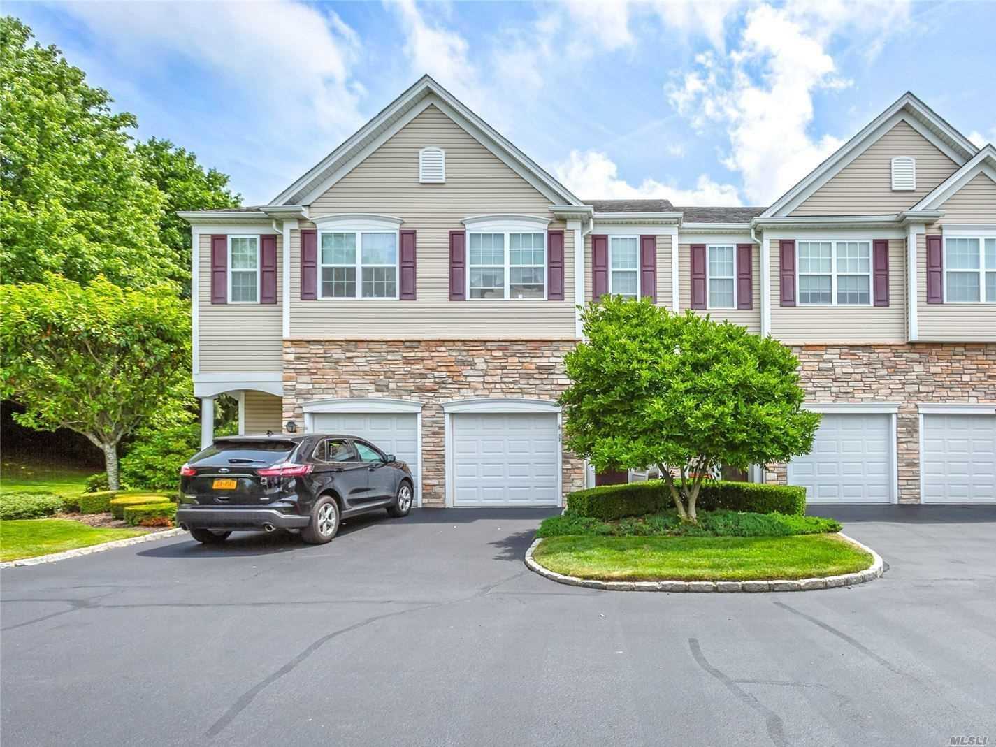 Lovely End Unit townhouse in Mystic Pines. End unit give extra windows and extra privacy. Open floor plan, full finished basement, elevator to all floors. Well maintained. New gas heat 2 yrs, New CAC, 1 year. 2 En-suites, both with Walk-in closets. Pool, clubhouse and landscaped grounds. Over 55 unit.