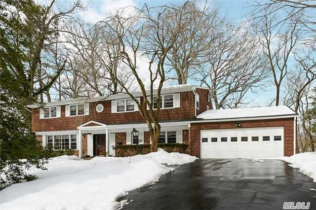 Spacious Flower Hill Balcony Colonial Set On Quiet Cul-Du-Sac.Dramatic Open Floor Plan W/Lr/Dr, Soaring Ceilings,  Wb Fpl, Hw Flrs.Overlooking Expansive Woodland View.Sliding Door To Patio.Lrg Fam Rm.Eik W/Access To Yard.Br/Off. Full Bath.Ldry On 1st Fl. Mbr W/Bath.2 Add. Brs & Bath On 2nd Fl.New Fin Bsmt/Tons Of Closets.Pw School Dist#4. Salem Elementary. Convenient To Rr