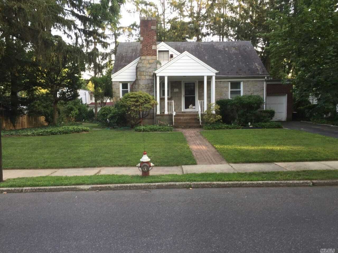 Well Built Cape W/ Slate Roof. Wood Floor, New Windows, 2 Bedroom On First Fl With Full Bathroom, Other Bedroom And Office ( Can Use As Other Bedroom ) And Half Bath On 2nd Fl, 1 Car Att Garage Puls Extend Room In Back Of House,  80X100 Big Lot