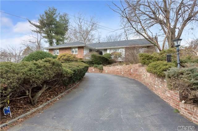 Luxurious Brick Ranch On 1/2 Acre. House In Beautiful Condition, Wrap Drive, Lovely Flat Property. 5 Bedrooms And 3.5 Baths. Gorgeous, Huge Cathedral Den. Full Finished Basement - A Must See!