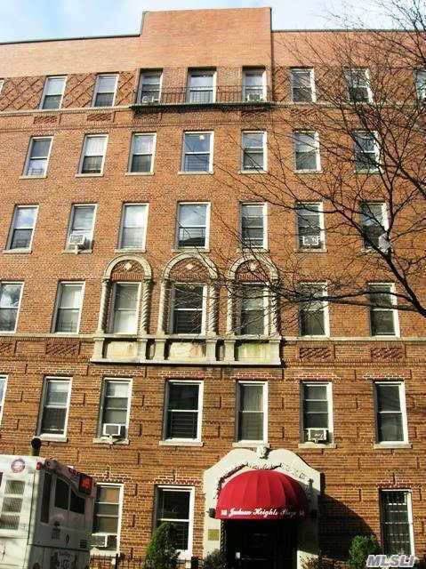 Spacious 1 Bed, 1Full Bath, L/D Compo, Hardwood Floors, Closets, Windows, Lobby, Finished Basement With Laundry Room.