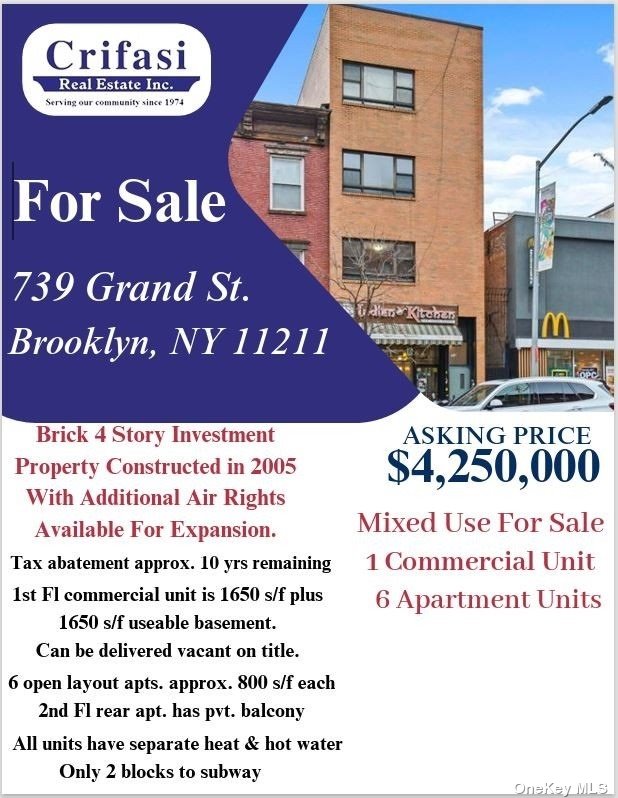 Commercial Sale Grand  Brooklyn, NY 11211, MLS-3513802-2